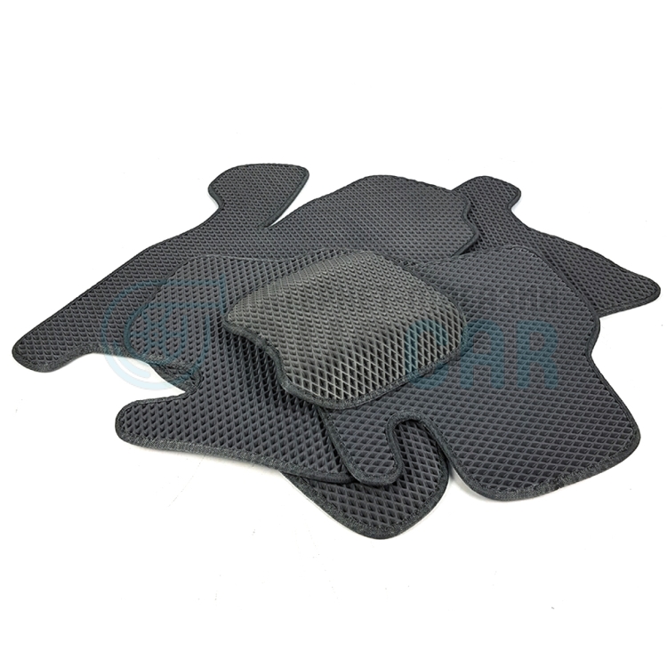 Коврики салона EVA Lite (ромбы серые) Лада Приора (темно-серый кант ...