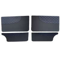 Обивки дверей (карты) (пластик с эко-кожей) "Ромбы-бабочка" ВАЗ 2101-2107