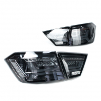 Фонари задние светодиодные в стиле "Ауди" (тонированные) Лада Веста