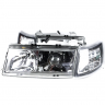 Фары передние BI-LED (хром) ВАЗ 2110, 2111, 2112 (тонированный "BMW" повторитель) Фары передние BI-LED (хром) ВАЗ 2110, 2111, 2112 (тонированный "BMW" повторитель)