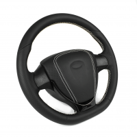 Руль анатомический "Приора 2" (эко-кожа с перфорацией) для ВАЗ 2101-07, Нива 4х4 (черный лак)
