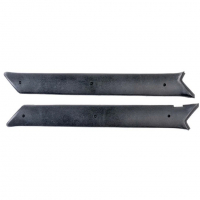 Облицовки стоек лобового стекла Лада Нива 4х4 (до 2019 г.) (черные, 2 шт.)