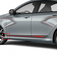 Накладка переднего крыла оригинальная (левая) Лада Веста Спорт (неокрашенный)