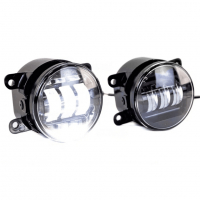 Светодиодные противотуманные фары (ПТФ) "Sal-Man" (50W, 3 линзы) Лада Веста, Икс-рей, Урбан, Гранта ФЛ (белый)