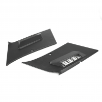 Облицовки задних стоек (жесткие) ВАЗ 2105, 2107 (черные, 2 шт.)