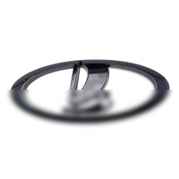 Эмблема Ладья старого образца на крышку багажника Лада Приора, Гранта, Калина, Калина 2 (черный лак)