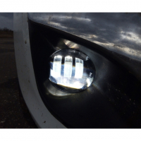 Светодиодные противотуманные фары (ПТФ) "Sal-Man" (50W, 3 линзы) Лада Гранта, Калина 1-2, Ларгус (белый)