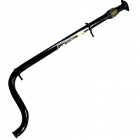 Резонатор (глушитель дополнительный) (труба) "STINGER SPORT" Лада Приора (под паук) (с гофрой)