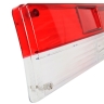 Рассеиватель заднего фонаря красно-белый ВАЗ 2105, 2107 (левый)