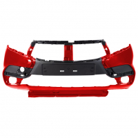 Бампер передний оригинальный под ПТФ "ППИ" Лада Икс-рей (Сердолик 195)