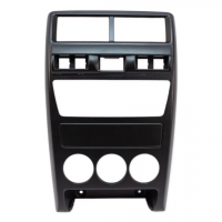 Центральная консоль 1DIN (черный матовый) Лада Приора 2