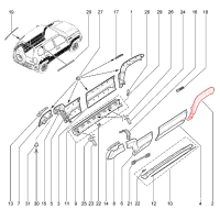 Накладка переднего крыла (правый) Лада Нива Тревел (окрашенная)