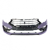Бампер передний оригинальный под ПТФ (без отверстий под парктроник) "ППИ" Лада Веста NG седан, NG СВ универсал (Фантом 496)