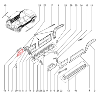 Накладка заднего крыла (левый) Лада Нива Тревел (окрашенная)