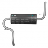 Глушитель основной "LECAR" Лада Нива 4х4 (ВАЗ 21214) (без насадки) (LECAR016052702)