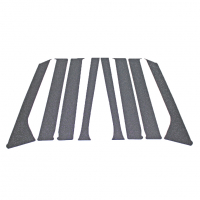 Наклейки стоек дверей ВАЗ 2110, 2112, Лада Приора (седан, хэтчбек) (pg3697)