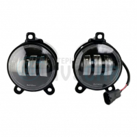 Светодиодные противотуманные фары (ПТФ) "Sal-Man" (50W, 3 линзы) Лада Приора (белый)