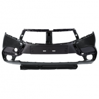 Бампер передний оригинальный под ПТФ "ППИ" Лада Икс-рей (Черная жемчужина 676)