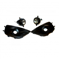 Противотуманные фары (ПТФ) линзованные в сборе с рамками для Лада Гранта лифтбек