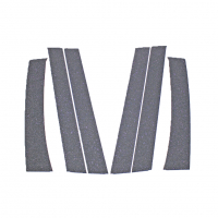 Наклейки стоек дверей Шевроле Нива, Нива Тревел (pg3700)