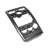 Центральная консоль 2DIN (черный матовый) Лада Приора-1