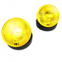 Противотуманные фары (ПТФ) (круглые) "заводские" ВАЗ 2101-07, 2108-099, Лада Нива 4х4 (желтые)