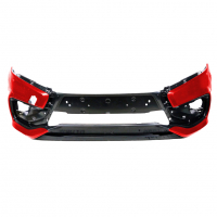 Бампер передний оригинальный под ПТФ Лада Веста Спорт (Сердолик 195)