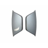 Боковые накладки на светодиодные фонари (образца 2021 года) Шевроле Нива (окрашенные) Айсберг (204 белый)