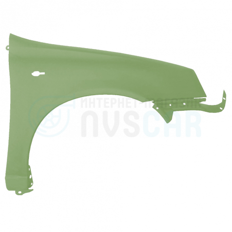 Оригинальное крыло переднее правое Лада Калина (Колумбийская зелень 322)