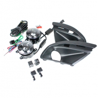 Полный установочный комплект противотуманных фар (ПТФ) "ZMB" "WD-174" Лада Гранта ФЛ