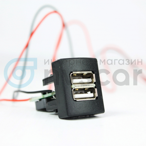 USB-зарядное устройство (2 гнезда) для Лада Приора, Калина 2, Гранта