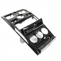 Центральная консоль 1DIN (черный лак) Лада Приора-1