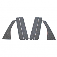 Наклейки стоек дверей Лада Веста СВ, СВ Кросс, Веста NG СВ, NG СВ Кросс (pg3704)