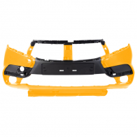 Бампер передний оригинальный под ПТФ "ППИ" Лада Икс-рей (Янтарь 248)