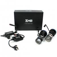 Светодиодные лампы "ZMB" "B2" линзы H4 (6000K)