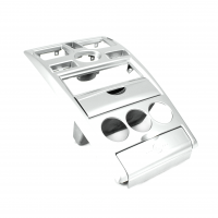 Центральная консоль 1DIN (серебристая) Лада Приора-1