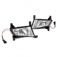 Противотуманные фары (ПТФ) нового образца треугольные Лада Приора (хром)