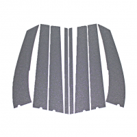 Наклейки стоек дверей Лада Калина, Гранта (седан, хэтчбек) (pg3696)