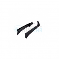 Облицовки стоек под стандартный твитер "VS-avto" Шевроле Нива, Лада Нива Тревел (черные)