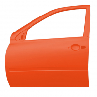 Передняя Оригинальная дверь левая Лада Калина, Калина-2, Гранта, Гранта ФЛ (Апельсин 111)