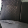 Обивки сидений Рекаро термотиснение Трек ВАЗ 2110, Лада Приора седан 2170 (овальные малые подголовники)