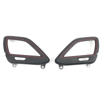 Вставки боковых воздуховодов на Лада Веста (в коже)