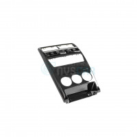 Центральная консоль 1DIN (черный лак) Лада Приора-2