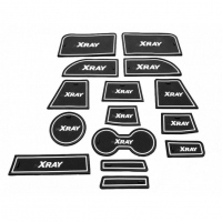 Силиконовые коврики на панель приборов Лада Икс-рей (белые) (pg2179)