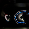 Комбинация приборов в стиле "BMW M" (синяя) ВАЗ 2110-12, 2113-15, Лада Нива 4x4, Шевроле Нива, Нива Тревел
