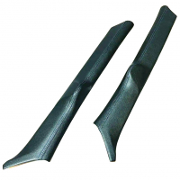 Облицовки стоек (эко-кожа со строчкой) под стандартный твитер Лада Приора