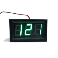 Цифровой вольтметр (в корпусе, зеленый индикатор) (pg4590)