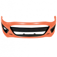 Бампер передний оригинальный под ПТФ Лада Калина-2 Спорт (Магма 119)