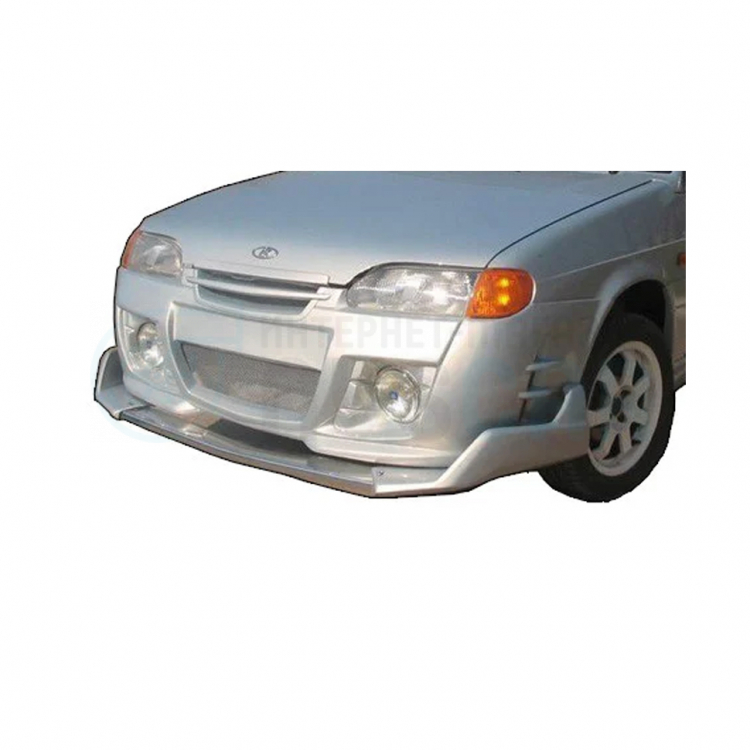 Бампер спорт ваз 2115. Передний бампер v-Max Sport на ВАЗ 2114. Черный бампер на вишневой.