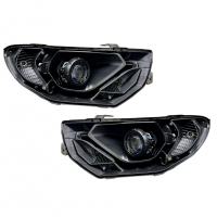 Фары передние "Black Edition" BI-LED 3.0 Лада Гранта ФЛ